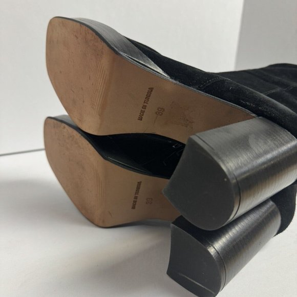 Free People Womens Echo Platform Boot Black Suede EU39 M US9 - Picture 5 of 6